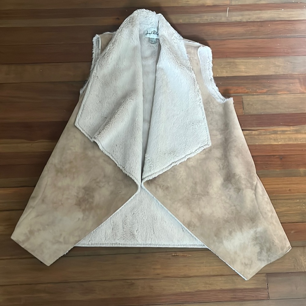 Joseph Ribkoff Sherling Vest Size 2 EUC